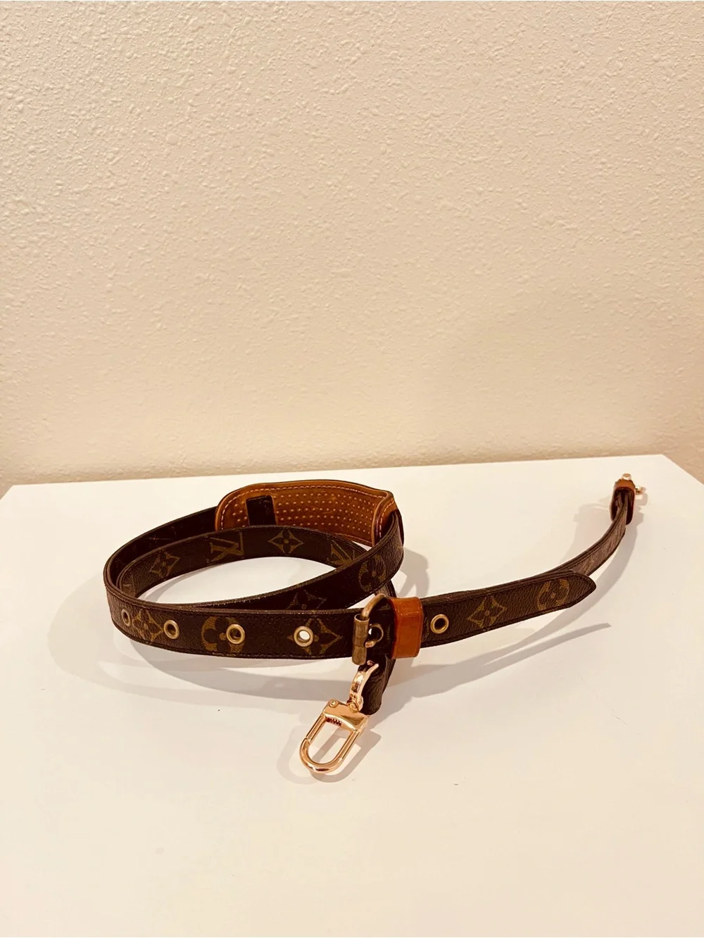 Louis Vuitton Brown Monogram Adjustable Shoulder Strap 47 inch adjustable